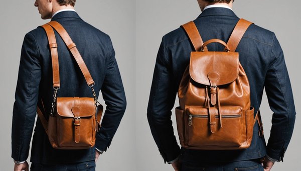 Optez pour la grande sacoche homme : style et praticité.